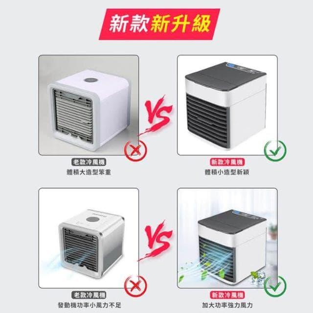 三檔風速 淨化加濕 三代迷你水冷扇 移動式水冷扇 水冷氣 冷風機 冷氣扇 移動空調 迷你冷風扇微型冷氣 風扇 降溫風扇