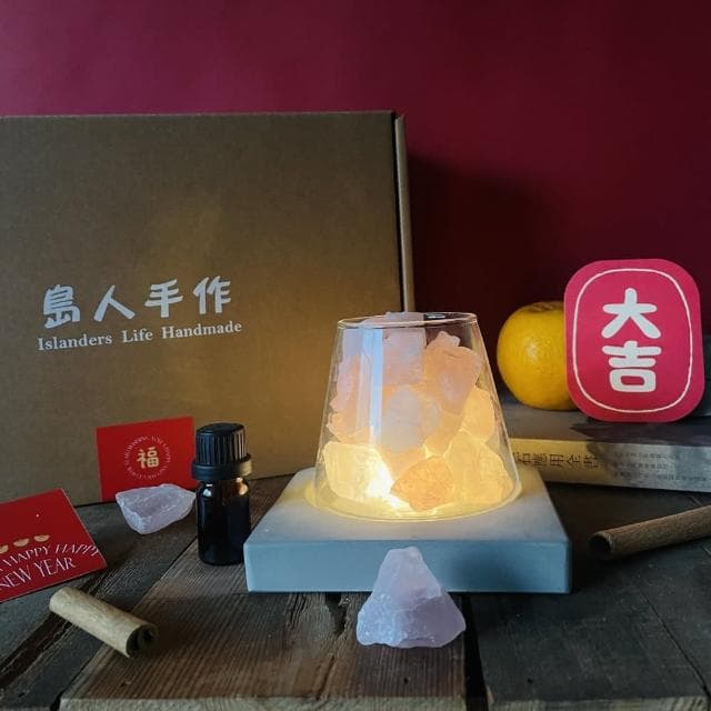【Islanders Life 島人手作】能量擴香水晶山 水晶禮盒(聖誕禮物 交換禮物)