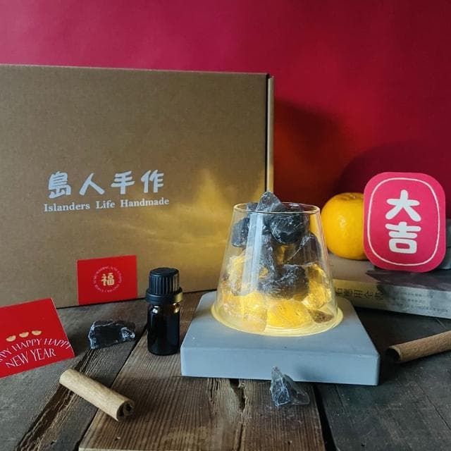 【Islanders Life 島人手作】能量擴香水晶山 水晶禮盒(聖誕禮物 交換禮物)