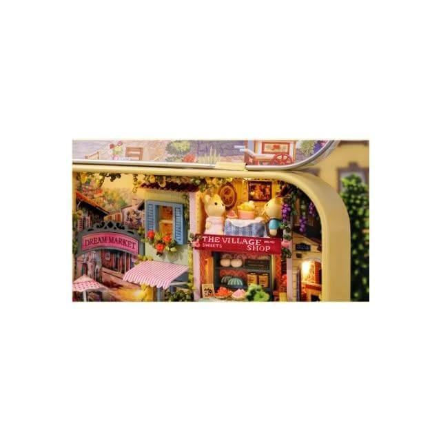 大旺小舖:DIY小屋袖珍屋娃娃屋材料包盒子劇場夢之境三部曲 幸運市集 生日結婚母親節情人節聖誕交換禮物 實體店面