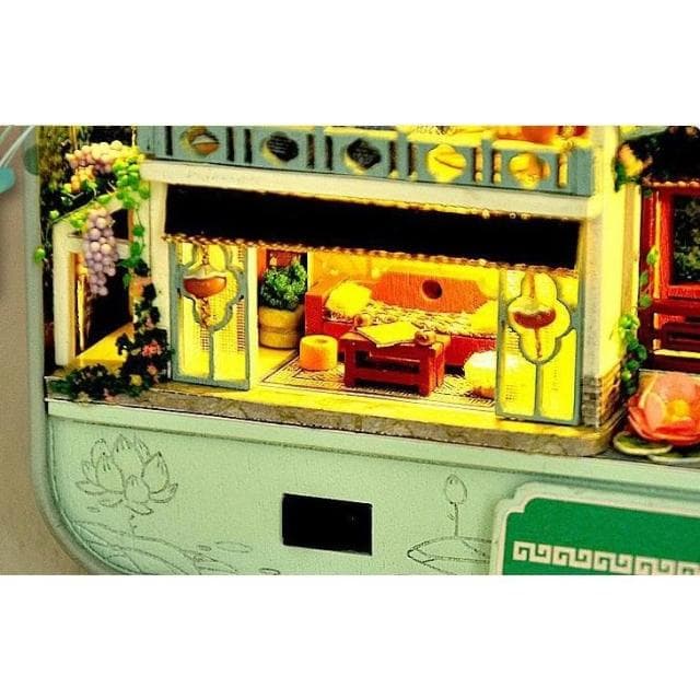 大旺小舖:DIY小屋四時景觀盒 中國風夏天袖珍屋娃娃屋材料包台北車站賣場上百款小屋生日結婚母親節情人節聖誕交換禮物