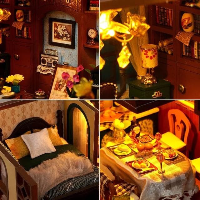 大旺小舖:DIY小屋袖珍屋娃娃屋材料包韻味東方 生日結婚母親節情人節聖誕交換禮物 台北車站實體店面