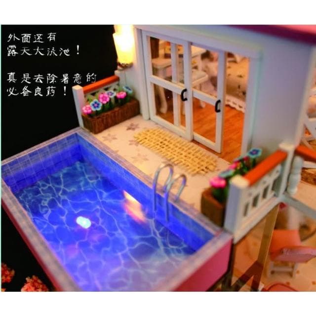 大旺小舖:DIY小屋甜言蜜語 袖珍屋娃娃屋材料包 生日結婚母親節情人節聖誕交換禮物 實體店面