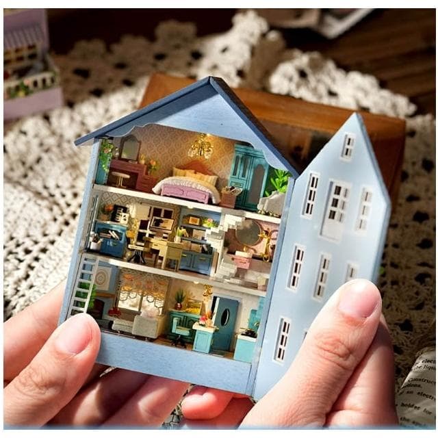 大旺小舖:DIY小屋墨攬莊園 袖珍屋娃娃屋材料包 生日結婚母親節情人節聖誕交換禮物 實體店面