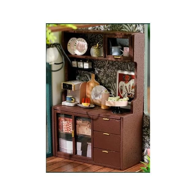 大旺小舖:DIY小屋袖珍屋娃娃屋材料包 小半花園 生日結婚母親節情人節聖誕交換禮物 實體店面