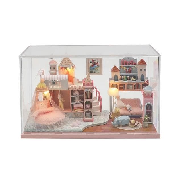大旺小舖:台北現貨DIY小屋夢幻公主房 袖珍屋娃娃屋材料包 生日結婚母親節情人節聖誕交換禮物 實體店面