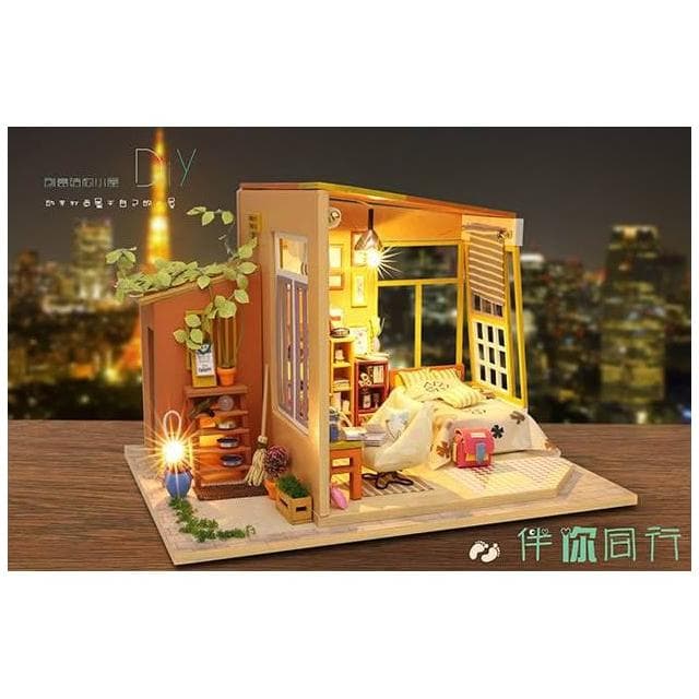 大旺小舖:台北現貨DIY小屋伴你同行  袖珍屋娃娃屋材料包 生日結婚母親節情人節聖誕交換禮物 實體店面