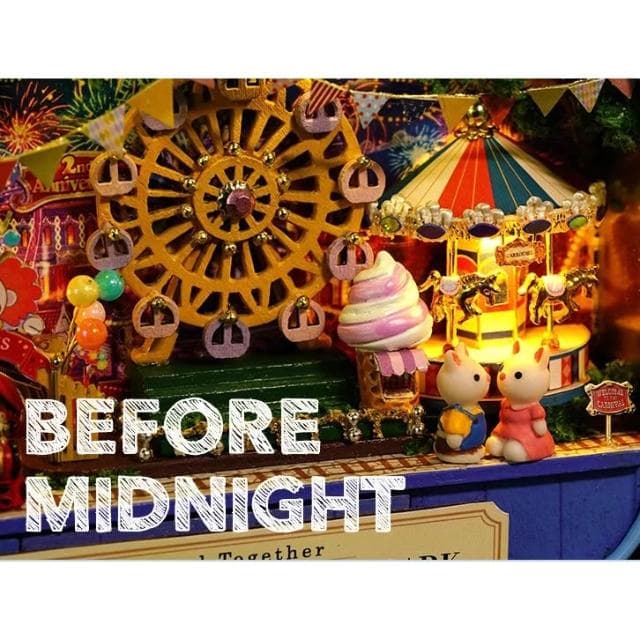 大旺小舖:DIY小屋袖珍屋娃娃屋材料包盒子劇場旅行三部曲 星光遊園 生日結婚母親節情人節聖誕交換禮物 實體店面