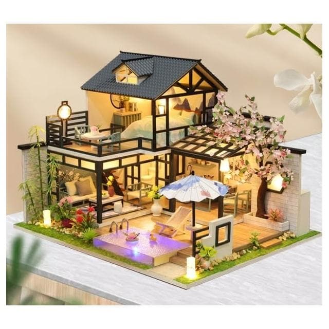 大旺小舖:台北現貨DIY小屋 水墨瀾庭 袖珍屋娃娃屋材料包 台北車站賣場上百款小屋生日結婚母親節情人節聖誕交換禮物