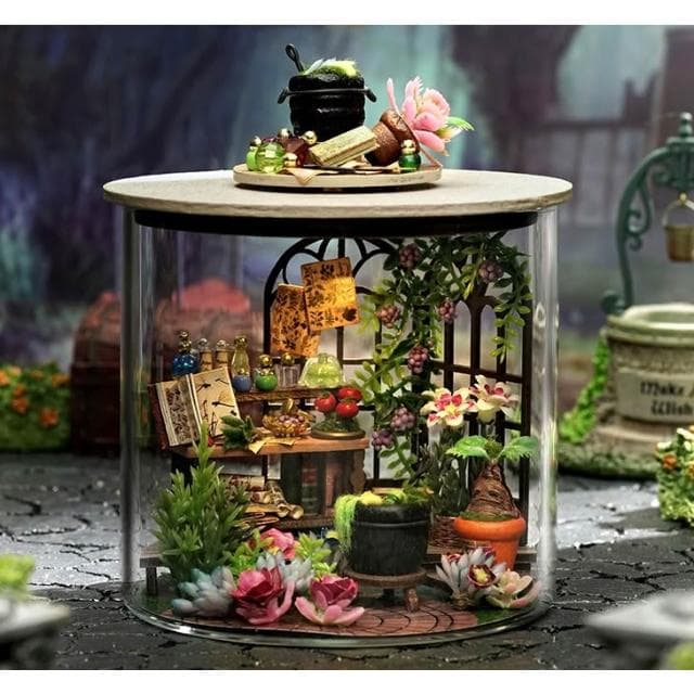 大旺小舖:台北現貨DIY小屋 魔法花園 圓夢瓶系列 袖珍屋娃娃屋材料包 賣場上百款小屋 生日結婚母親節情人節聖誕交換禮物