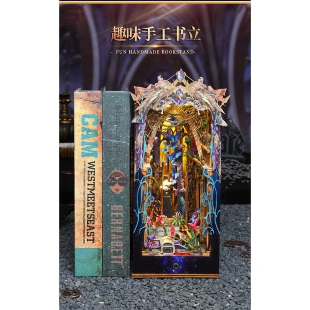 大旺小舖:台北現貨書立DIY小屋潘多拉魔盒 袖珍屋娃娃屋材料包 生日結婚母親節情人節聖誕交換禮物 實體店面