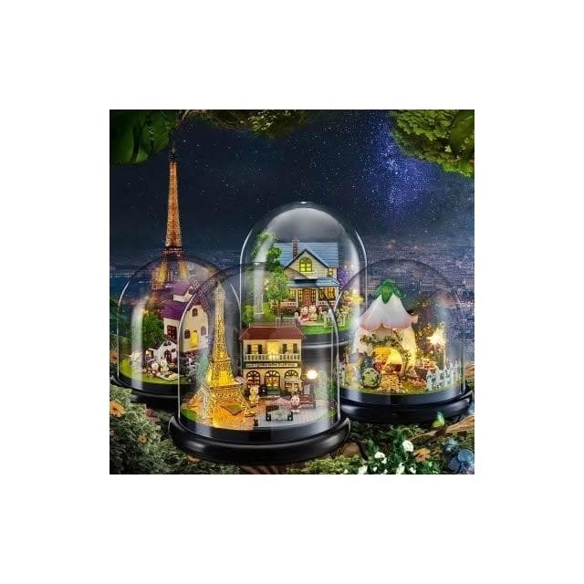 大旺小舖:DIY小屋袖珍屋娃娃屋材料包環遊世界音樂盒格林花園台北車站實體店面 生日情人節聖誕交換禮物