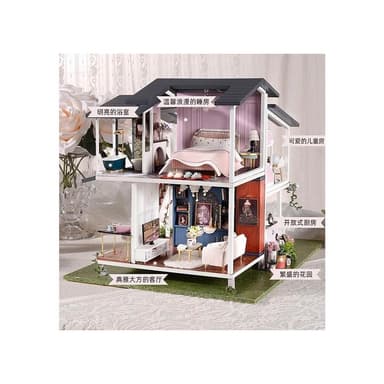 大旺小舖:DIY小屋莫奈花園 袖珍屋娃娃屋材料包 生日結婚母親節情人節聖誕交換禮物 台北車站實體店面