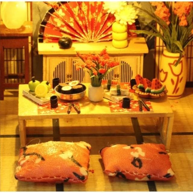 大旺小舖:台北現貨diy袖珍娃娃屋材料包小屋雅泉之庭 生日結婚母親節情人節聖誕交換禮物 實體店面