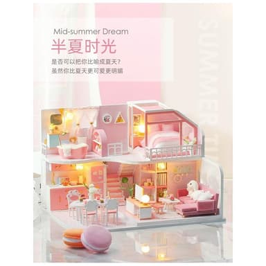 大旺小舖:DIY小屋 半夏時光  袖珍屋娃娃屋材料包 實體店面 賣場上百款小屋生日結婚母親節情人節聖誕交換禮物