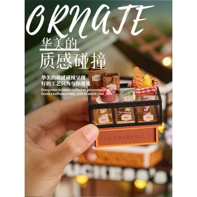 大旺小舖:台北現貨DIY小屋公爵夫人茶室 袖珍屋娃娃屋材料包大型屋  生日結婚母親節情人節聖誕交換禮物 實體店面