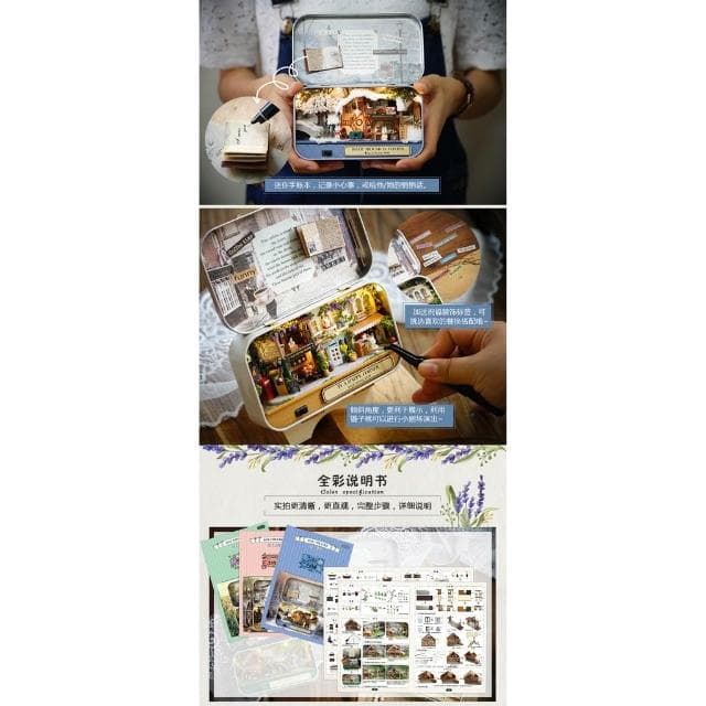 大旺小舖:DIY小屋袖珍屋娃娃屋材料包盒子劇場 冬日漫遊 台北車站實體店面 生日結婚母親節情人節聖誕交換禮物