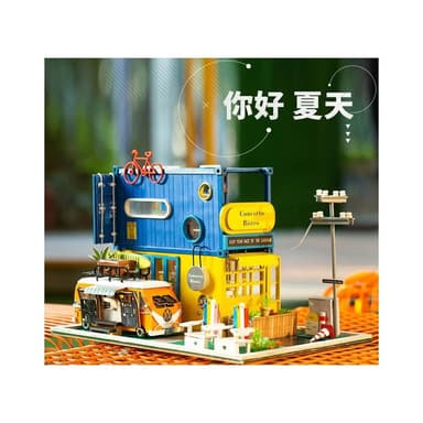大旺小舖:台北現貨DIY小屋你好夏天 袖珍屋娃娃屋材料包大型屋  生日結婚母親節情人節聖誕交換禮物 實體店面