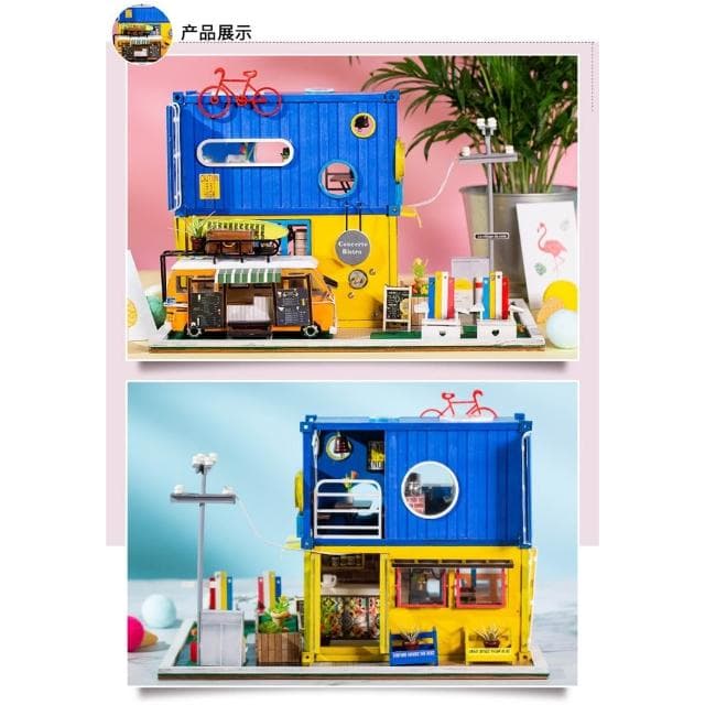 大旺小舖:台北現貨DIY小屋你好夏天 袖珍屋娃娃屋材料包大型屋  生日結婚母親節情人節聖誕交換禮物 實體店面