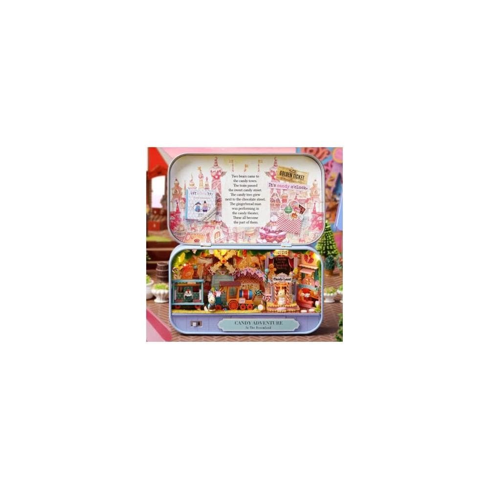 大旺小舖:DIY小屋袖珍屋娃娃屋材料包盒子劇場夢之境三部曲 糖果奇遇 生日結婚母親節情人節聖誕交換禮物 實體店面