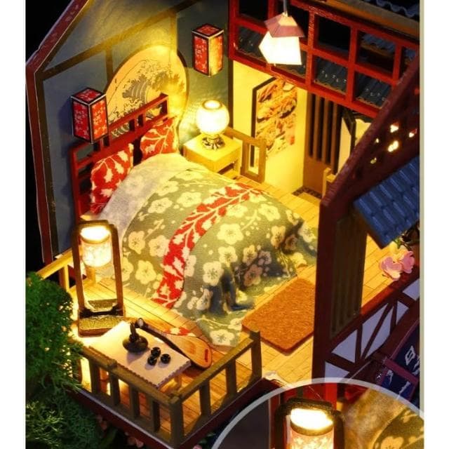 大旺小舖:台北現貨DIY小屋 和喜居 日本料理店 袖珍屋娃娃屋材料包 生日結婚母親節情人節聖誕交換禮物 實體店面