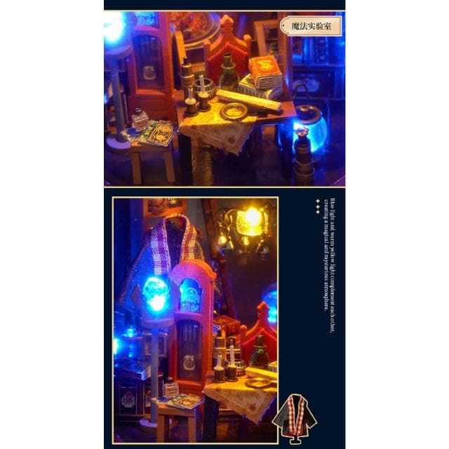 大旺小舖:台北現貨DIY小屋魔法小夜燈 暗夜魔法精靈 袖珍屋娃娃屋材料包 生日結婚母親節情人節聖誕交換禮物 實體店面