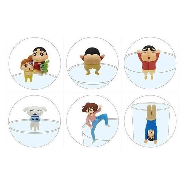 大旺小舖: 日本正版現貨蠟筆小新 杯緣子 一中盒八入 大全含隱藏版 生日結婚母親節情人節聖誕交換禮物 實體店面