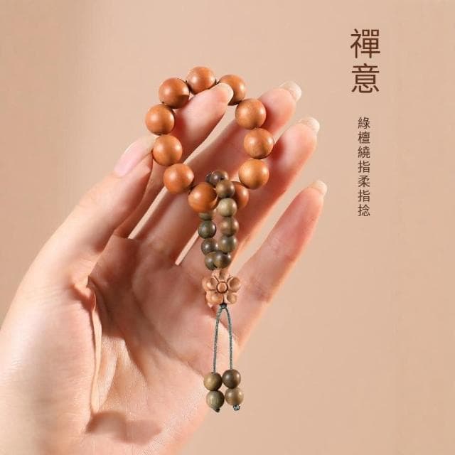 【Paiya 派亞】桃木小手撚手串女蓮蓬檀木指尖文玩繞指柔盤玩佛珠手持念珠男(送禮好物/交換禮物)