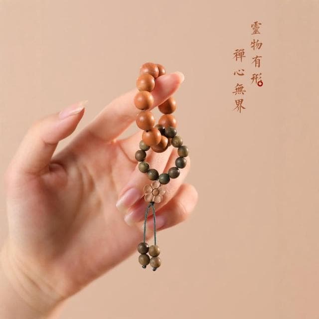 【Paiya 派亞】桃木小手撚手串女蓮蓬檀木指尖文玩繞指柔盤玩佛珠手持念珠男(送禮好物/交換禮物)
