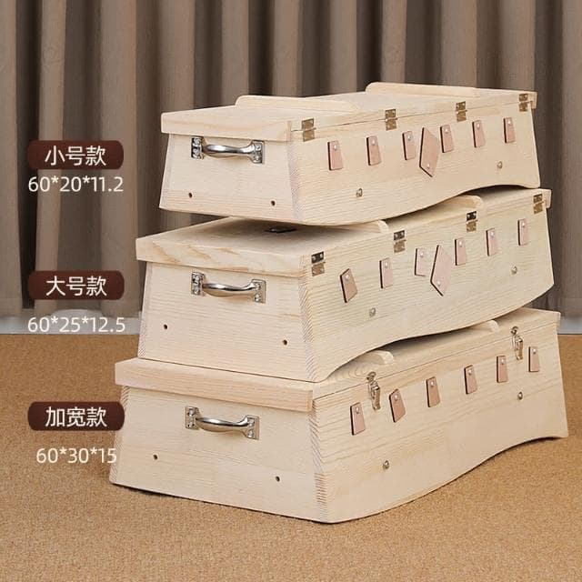 四季風家居 艾灸盒木製通用全身背部專用背部督脈龍骨灸大號支架隔薑器具大全