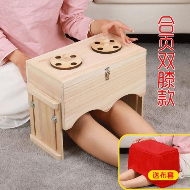 四季風家居 艾灸盒膝蓋膝關節專用木製實木艾灸箱家用儀灸熏腿部艾炙盒子器具