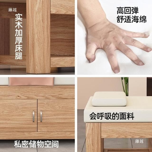 泰式按摩床古法實木按摩床帶手臂洞美容spa精油開背推拿床床