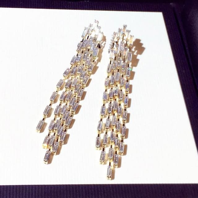 【LEESA】幾何耳環\耳針\抗敏耳環\歐美耳環\飾品\耳飾\耳環\流蘇耳環\簡約ins風\長款耳環\小眾設計\送閨蜜\小禮物\