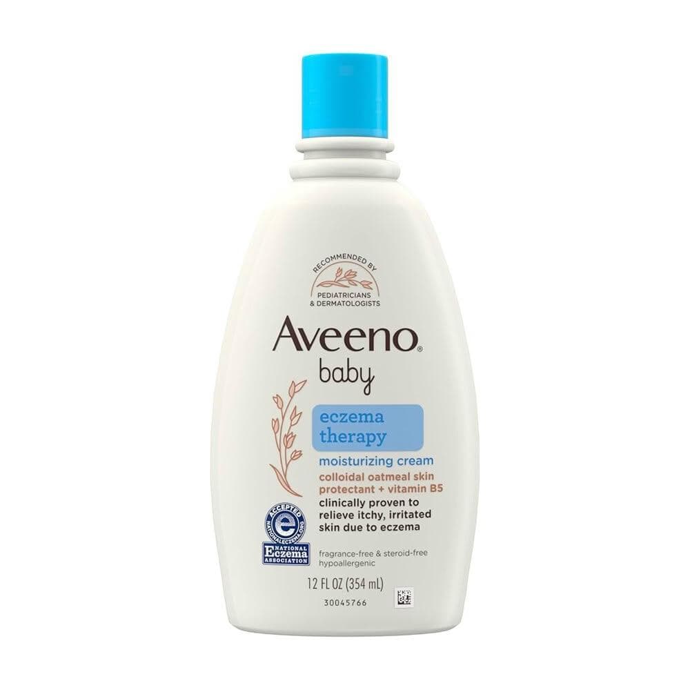 【Aveeno 艾惟諾】艾惟諾 嬰兒舒緩保濕乳霜 (無香異敏) 354ml大瓶*3瓶