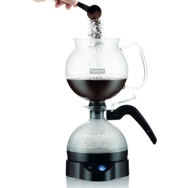 【Bodum】E-bodum 虹吸式電動咖啡壺 (BD11822-01)全自動咖啡機 專業咖啡壺