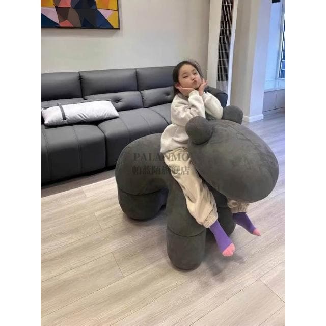小马椅儿童动物沙发客厅设计师创意乔迁礼物摆件创意懒人沙发椅子