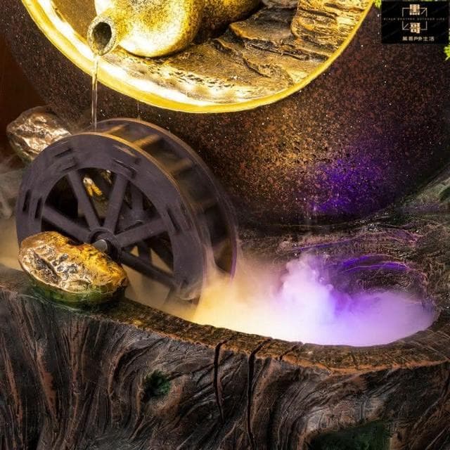 新款葫蘆招財擺件 開運人生 風水擺件 招財擺件 玄關擺件 茶桌擺件 擺件 創意客廳中國風流水生財 電視柜旁開業喬遷送禮