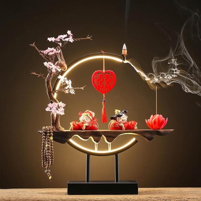 居家裝飾新婚結婚禮物送新人壹對創意閨蜜實用高檔端七夕情人節女朋友禮品擺件擺飾