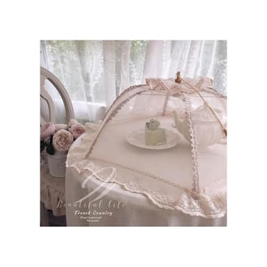蕾絲菜罩/蕾絲蓋罩/蕾絲菜罩/交換禮物/餐桌用品/鄉村風菜罩/歐風家飾/歐式菜罩/防果蠅菜罩