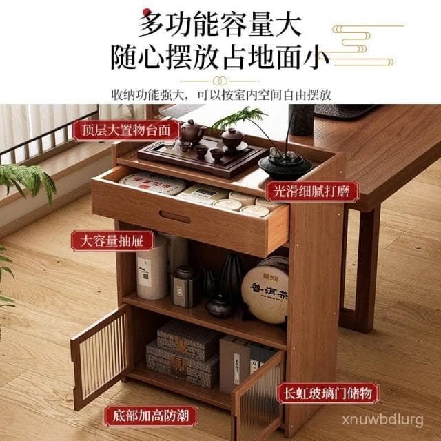 精選 🆕茶架子置物架 多層茶葉櫃 茶室收納櫃 茶杯架 茶具展示櫃子 茶水櫃