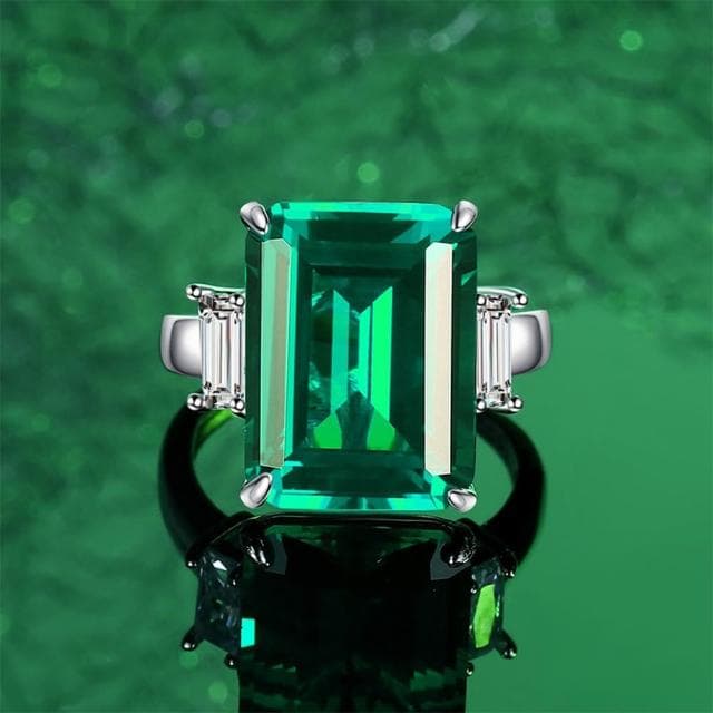 【MoonDy】戒指 指環 純銀戒指 寶石戒指 開口戒指 人造鴿血紅 歐美戒指 S925純銀 祖母綠戒指 復古個性 女戒 生日禮物