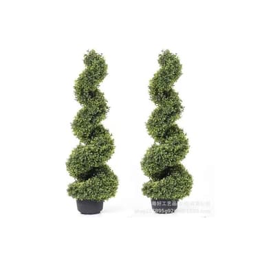 仿真綠植米蘭樹螺旋柱盆栽蛇形樹假植物室內落地式婚禮盆景盆栽擺