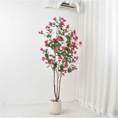 亞馬遜仿真植物三角梅盆栽室內裝飾三角梅樹落地盆栽廠家批發
