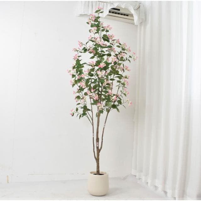 亞馬遜仿真植物三角梅盆栽室內裝飾三角梅樹落地盆栽廠家批發