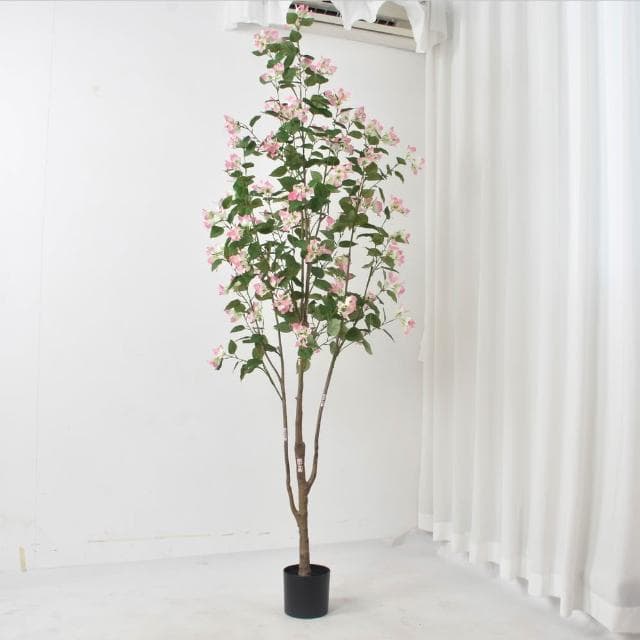 亞馬遜仿真植物三角梅盆栽室內裝飾三角梅樹落地盆栽廠家批發