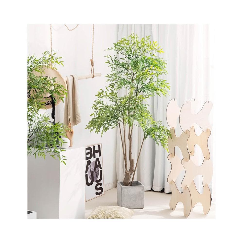 仿真南天竹落地盆栽新中式酒店餐館佈景仿真植物仿真花樹綠植