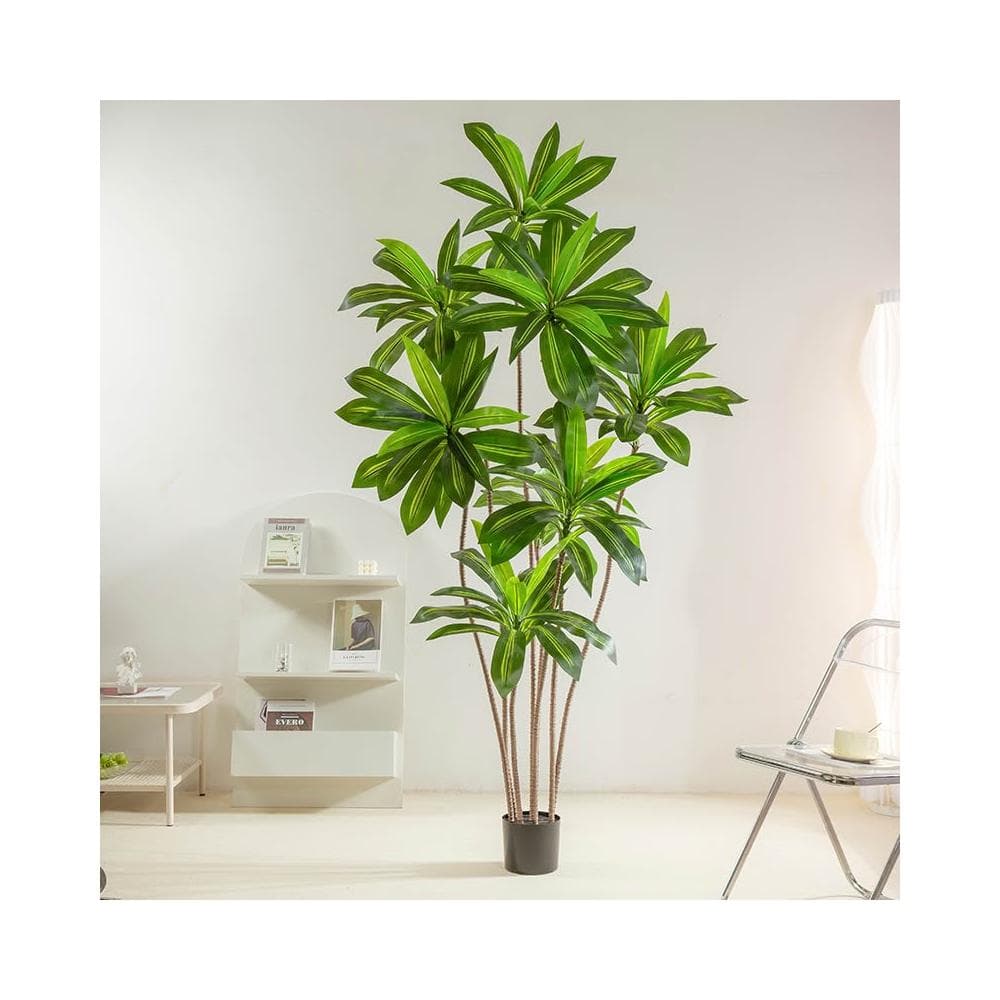仿真綠植巴西木盆栽室內家居裝修植物擺件仿真樹巴西鐵落地盆景