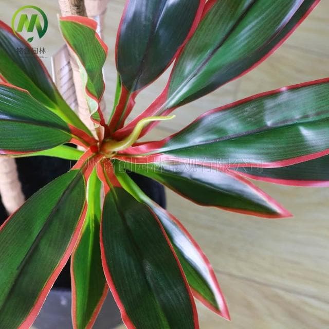 客廳綠植仿真天鵝絨 高端巴西鐵假植物盆栽 室內落地仿真綠植帶盆