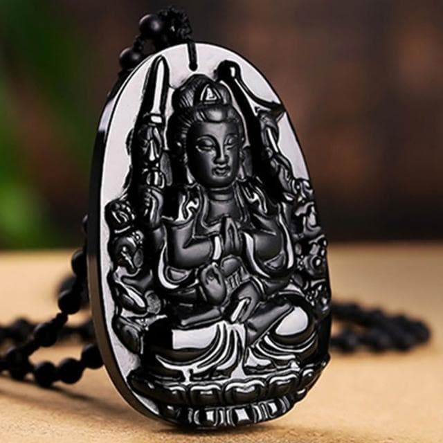 【MoonDy】項鍊 串珠項鍊 佛牌項鍊 十二生肖 守護神 墨玉 吊墜 玉項鍊 翡翠項鍊 招財氣 翡翠 玉器 驅邪避邪 生日禮物