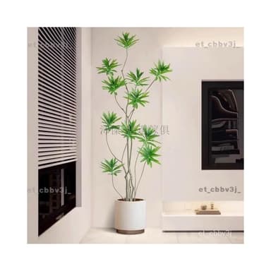 熱賣🌈大型仿真綠植仿生盆栽百閤竹假樹植物高端輕奢室內客廳裝飾花擺件 盆栽 居傢裝飾 仿真植物 人造樹 假樹 假植物